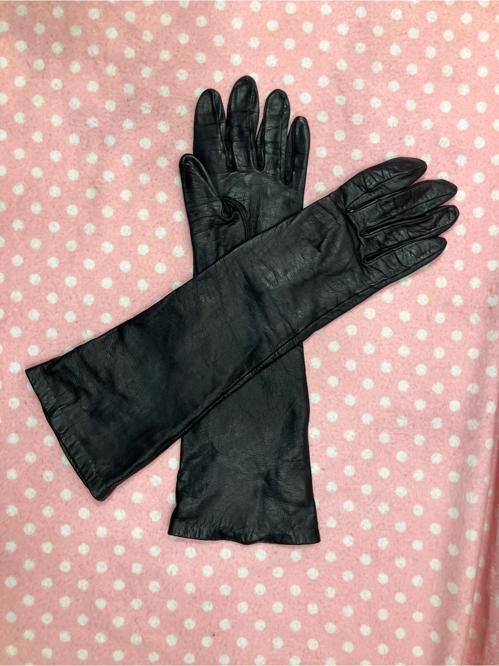 Vintage Miss Aris Leather Gloves 6 1/2